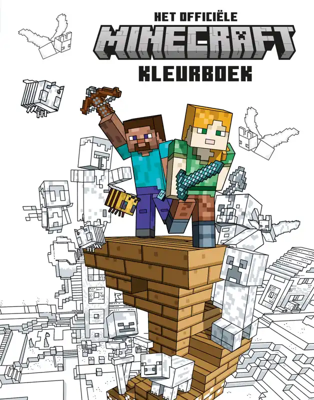 Het officiële Minecraft kleurboek Gereduceerde Prijs