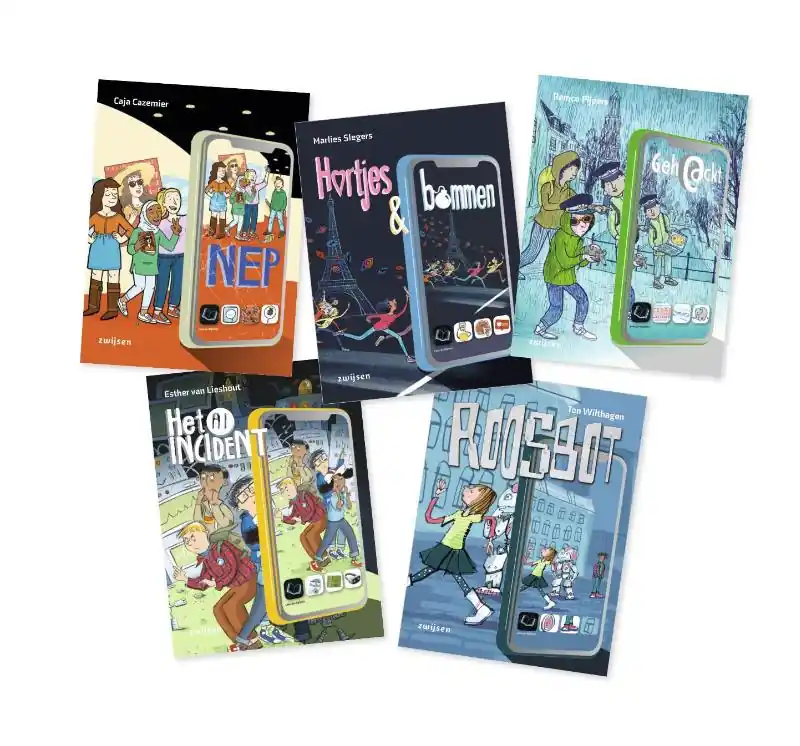 Gratis Verzending Pakket Lees je digiwijs groep 7-8 (5 titels)