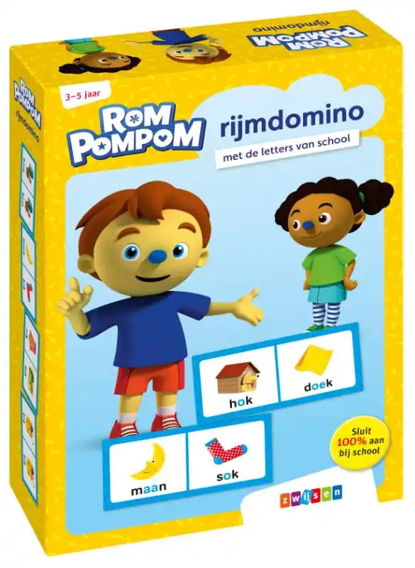 Hoge Kwaliteit Rompompom rijmdomino