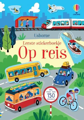 Laatste Versie Eerste stickerboekje Op reis