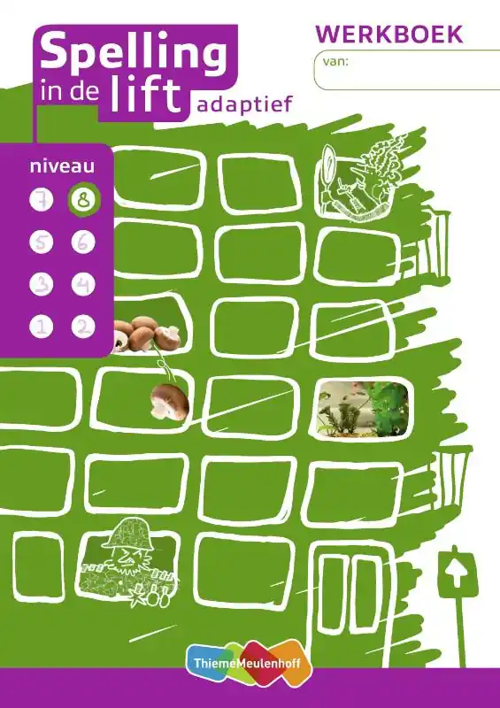 Weekendaanbieding Spelling in de lift adaptief – werkboekjes niveau 8 (5 ex)