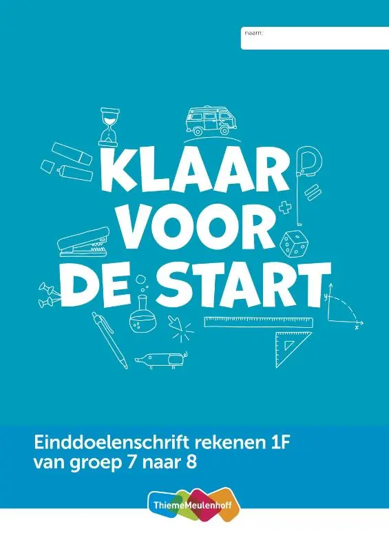 Speciale Aanbieding Einddoelenschrift rekenen groep 7 1F – Klaar voor de start (set a 5 ex)