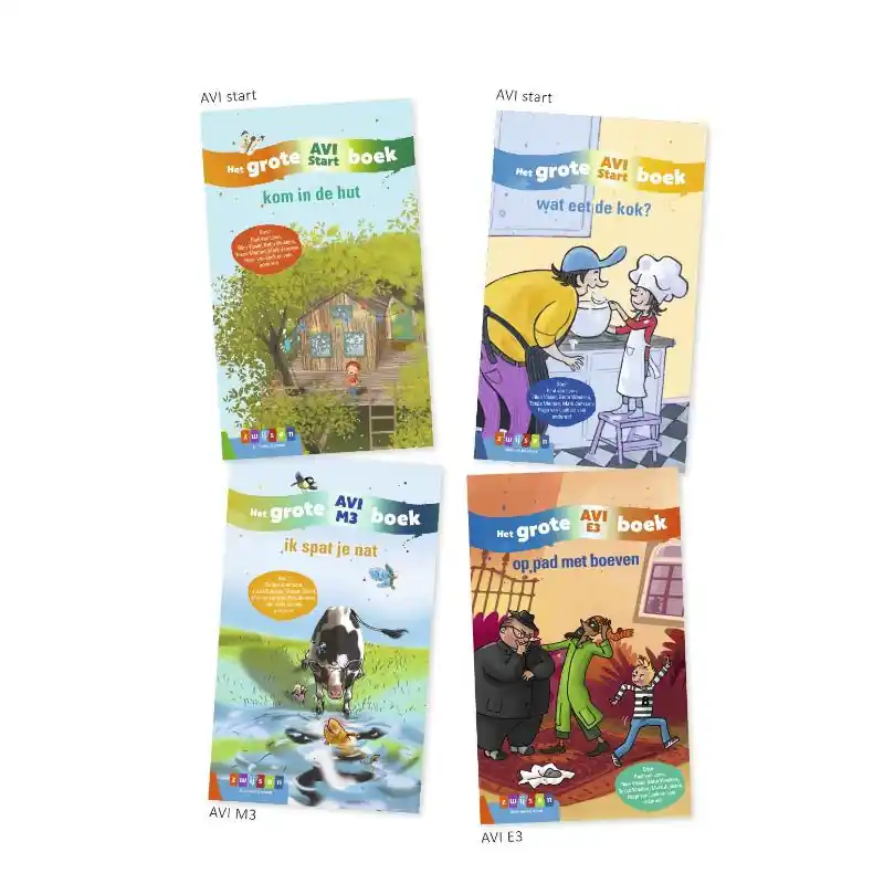 Pakket Grote AVI-boeken (4 titels) Fabrieksprijs
