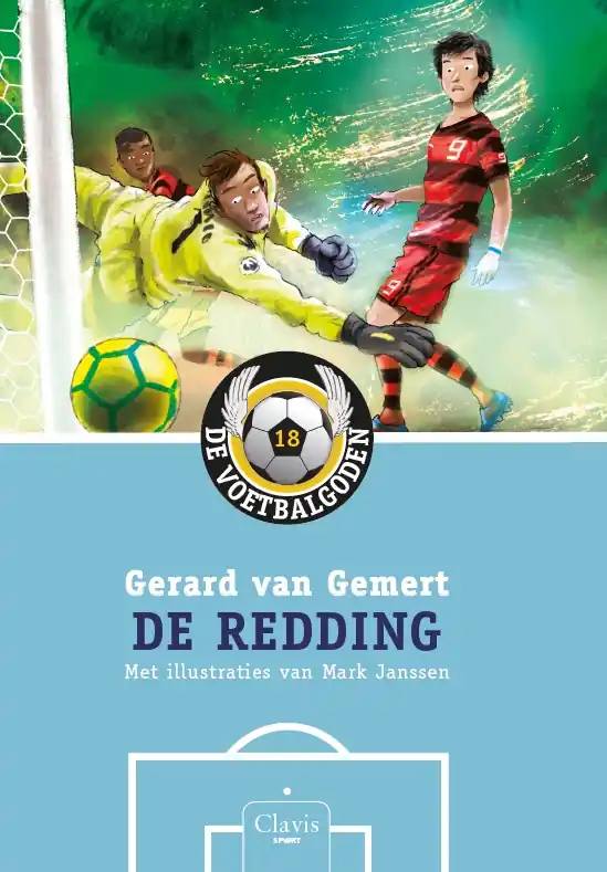 Merkproduct De redding ( De voetbalgoden 18 )