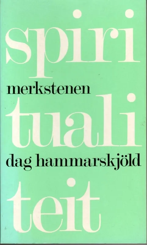 Merkstenen - Dag Hammarskjold Speciale Aanbieding