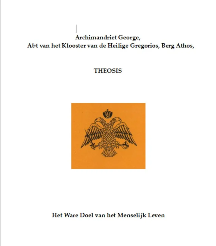 Gereduceerde Prijs Theosis - Archimandriet George, Abt van het Klooster van de Heilige Gregorios, Berg Athos