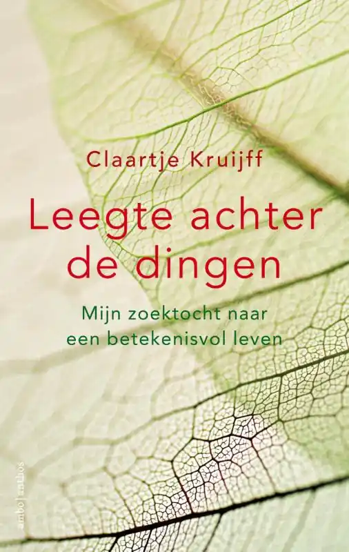 Leegte achter de dingen - Claartje Kruijff Aanbieding