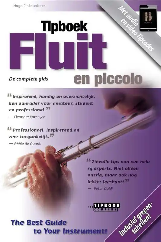 Tipboek fluit en piccolo Direct Beschikbaar