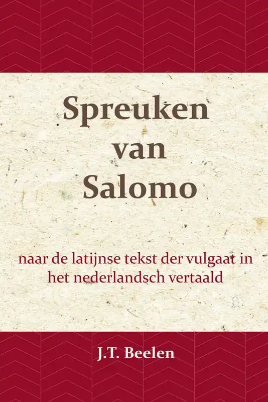 De Spreuken van Salomo / Druk 1 Merkproduct