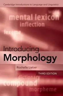 Dagaanbieding Introducing Morphology / 3rd revised edition