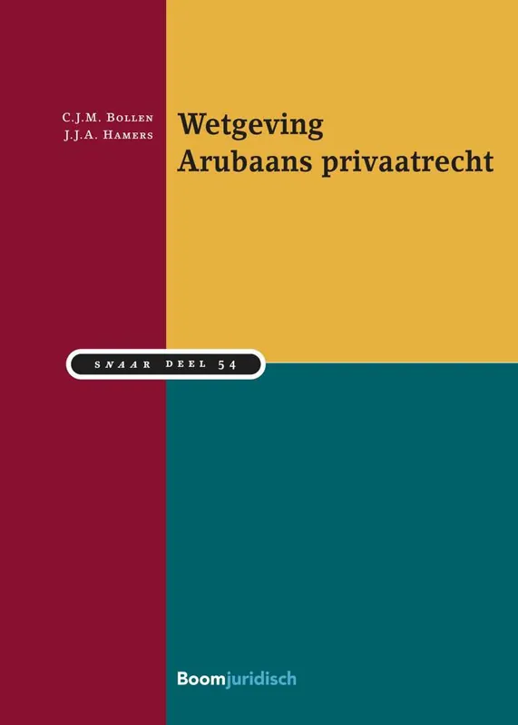 Korting Wetgeving Arubaans privaatrecht 2023/2024 / Druk 1