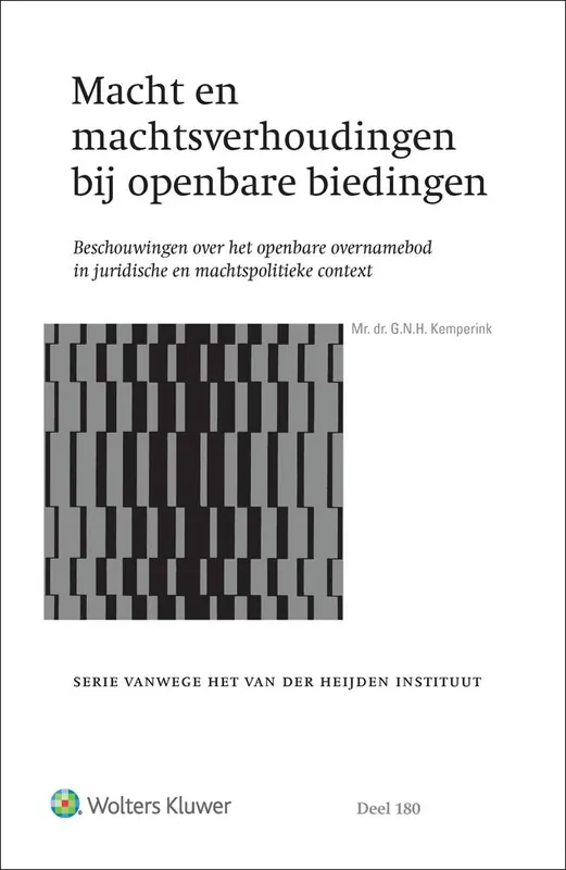 Macht en machtsverhoudingen bij openbare biedingen / Druk 1 Laatste Kans