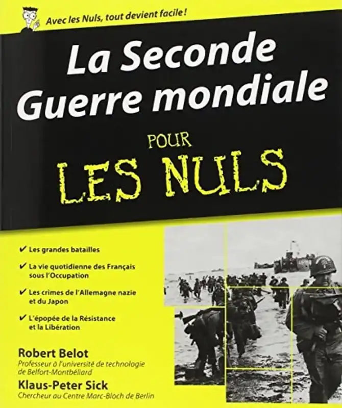 La Seconde Guerre mondiale pour les nuls - Robert Belot Rechtstreeks Van De Fabrikant