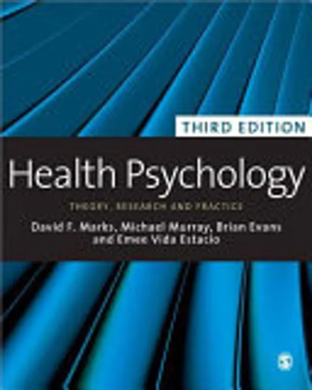 Direct Beschikbaar Health Psychology - David F Marks, Brian Evans, Emee Vida Estacio