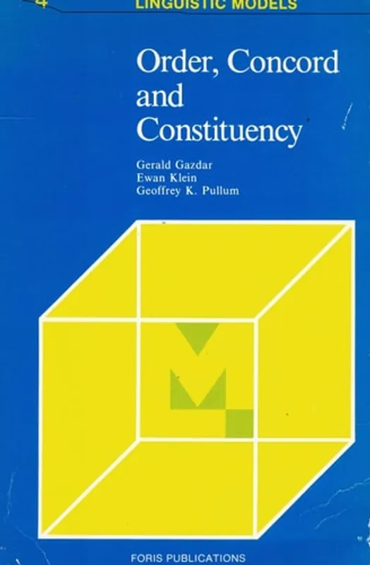 Order concrod and constituency - Gerald Gazdar Laatste Kans