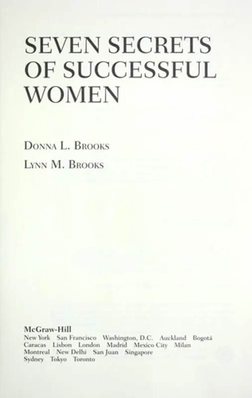 Uitverkoop Seven Secrets of Successful Women - Donna Brooks