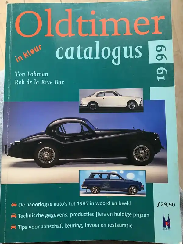 Oldtimer catalogus 1999 - T. Lohman; R. de la Rive Box Gratis Verzending