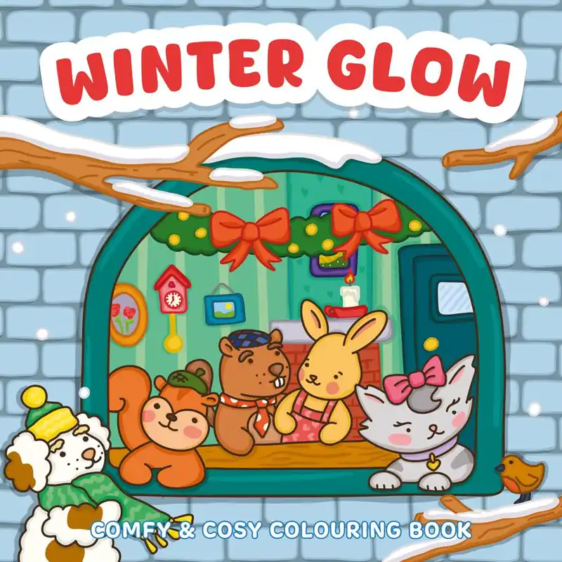 Favoriet Winter glow - Comfy & cosy colouring book / Druk 1