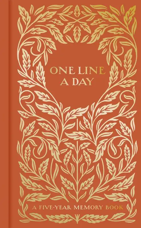 Gilded One Line a Day: A five-year Memory book / 1st Edition Gereduceerde Prijs
