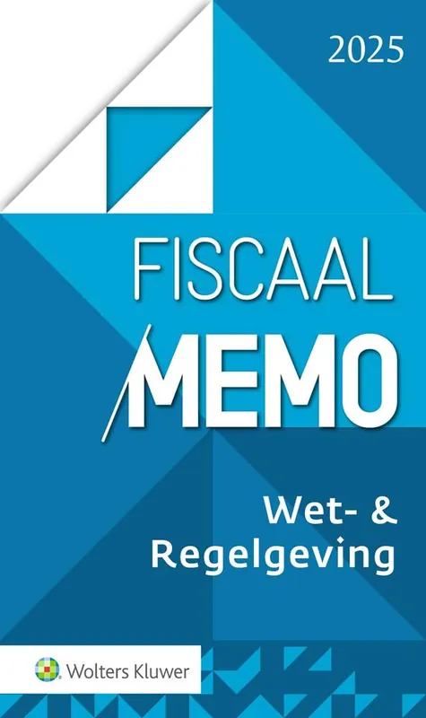 Fiscaal Memo 2025 / Druk 1 Uitverkoop