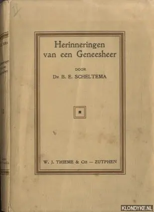 Snelle Levering Herinneringen van een Geneesheer - Scheltema, Dr. B.E.